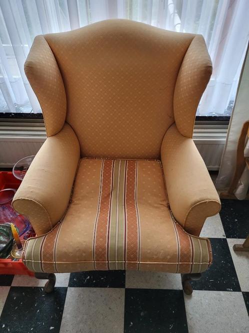 zetel, Huis en Inrichting, Zetels | Zetels en Chaises Longues, Gebruikt, Eenpersoons, Minder dan 150 cm, 75 tot 100 cm, Stof, Ophalen