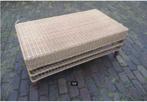 Mooie Retro Rieten Salontafel - 112x62x44, Huis en Inrichting, Ophalen, Zo goed als nieuw, Rechthoekig, Overige materialen