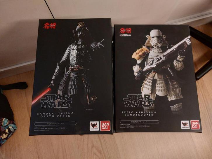 Lot samurai taisho darth vader & teppo ashigaru sandtrooper, Verzamelen, Star Wars, Nieuw, Actiefiguurtje, Ophalen of Verzenden