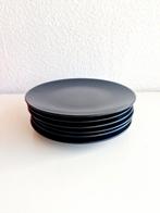 Ikea - Dinera - Lot de 6 assiettes à dessert - Noir mat, Huis en Inrichting, Ophalen of Verzenden, Nieuw, Bord(en)