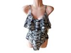 (82) - maillot femme t.38 noir blanc - primark - Neuf -, Kleding | Dames, Badmode en Zwemkleding, Primark, Zwart, Nieuw, Badpak