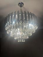 Luxe kristallen plafondlamp – moderne elegante stijl, Huis en Inrichting, Lampen | Kroonluchters, Ophalen, Zo goed als nieuw