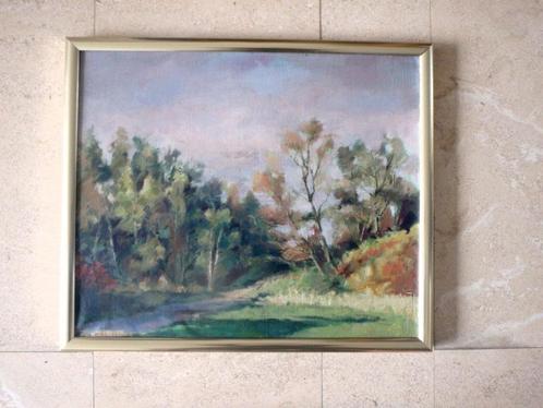 Paysage forestier à la fin de l'été - Daniël Ghys (1923-2013, Antiquités & Art, Art | Peinture | Classique, Enlèvement ou Envoi