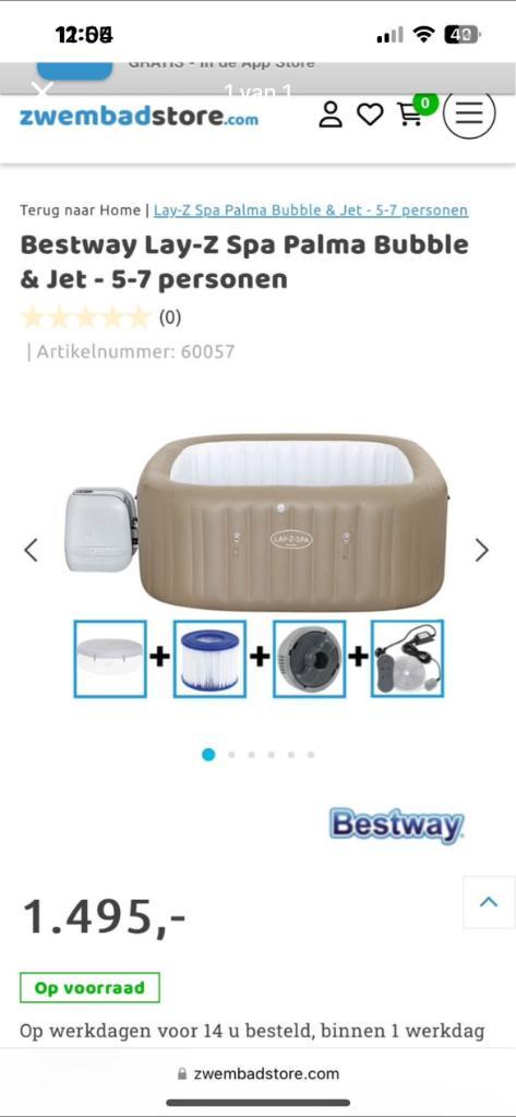 Jacuzzi palma, Tuin en Terras, Bubbelbaden en Hottubs, Ophalen