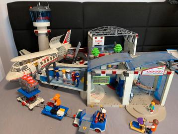 Lot: 6 Playmobil vliegveld beschikbaar voor biedingen