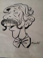 Dessin original de Tibet encre de chine, Ophalen