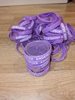 Voetbal Polsbandje rubber supporter anderlecht 72stuks, Verzamelen, Ophalen, Nieuw