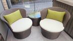 Tuin- / loungeset, Bijzettafel, Zo goed als nieuw, Loungeset, Wicker