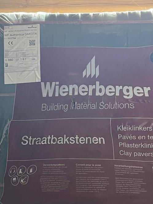 kleiklinkers Wienerberger WF AUthentica Dakato nero, Tuin en Terras, Tegels en Klinkers, Ophalen of Verzenden