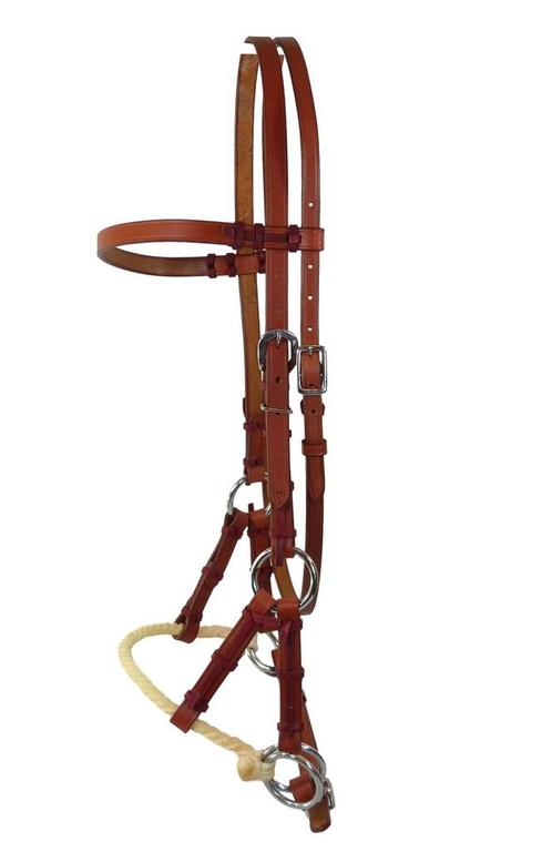 Premium rundsleer nieuwe bitloze hoofdstellen COB & FULL, Dieren en Toebehoren, Paarden en Pony's | Hoofdstellen en Tuigage, Nieuw