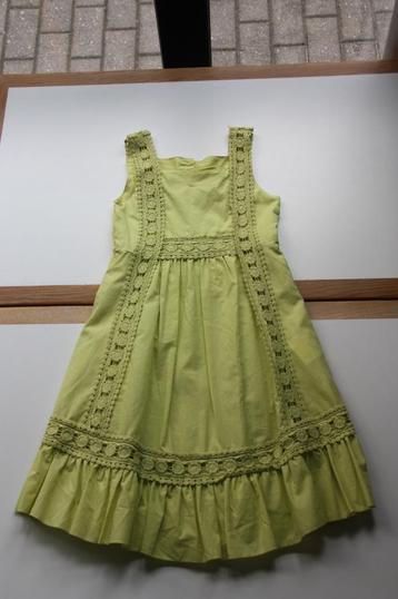 Rtb rita groene lange jurk 6 jaar nieuw @ 10 euro KOOPJE!!, Kinderen en Baby's, Meisje, Nieuw, Ophalen of Verzenden, Jurk of Rok