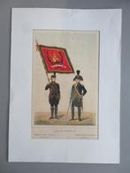 1896 Lithographie Claesen Bruxelles Armée des Patriotes 1789, Photo ou Poster, Autres, Envoi