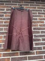 Kastanjebruine linnen rok - maat 44, Kleding | Dames, Rokken, Ophalen of Verzenden, Gedragen, Maat 42/44 (L)