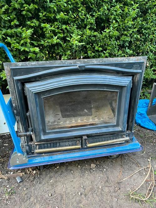 Inbouw houtkachel Jøtul, Huis en Inrichting, Kachels, Zo goed als nieuw, Inbouw, Houtkachel, Ophalen