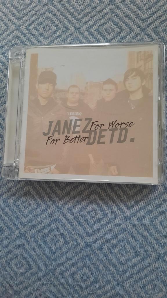 JANEZ DETD. For better for worse (cd), Cd's en Dvd's, Cd's | Rock, Zo goed als nieuw, Alternative, Ophalen of Verzenden
