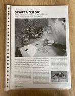 Map met diverse info over de Sparta CB 50 bromfietsen, Fietsen en Brommers, Ophalen of Verzenden, Zo goed als nieuw
