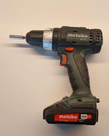 Visseuse Métabo SN 18L avec 2 batteries + Chargeur, Enlèvement, Comme neuf