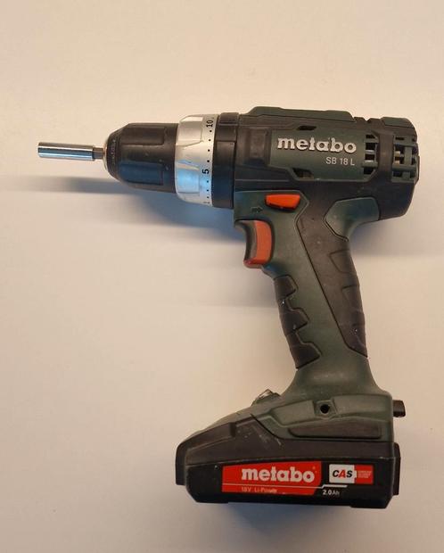 Métabo SN 18L schroevendraaier met 2 batterijen + oplader, Doe-het-zelf en Bouw, Gereedschap | Boormachines, Zo goed als nieuw