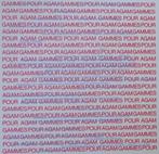 YAACOV AGAM / GAMMES POUR AGAM / KLEURZEEFDRUK / 75x75cm, Ophalen of Verzenden