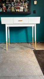2 witte hoge consoletafels, Ophalen, 50 tot 100 cm, Zo goed als nieuw, Modern