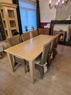 Tafel en stoelen, Ophalen