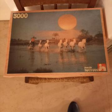 Vintage puzzle Nathan 3000 stukken beschikbaar voor biedingen