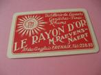 1 oude losse speelkaart Distillerie Le Rayon D'or (139), Collections, Cartes à jouer, Jokers & Jeux des sept familles, Comme neuf