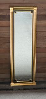 Miroir doré authentique au design DEKNUDT en parfait état, Enlèvement, Rectangulaire