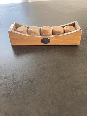 Jeux de dés en bois Fancy, Enlèvement, Comme neuf