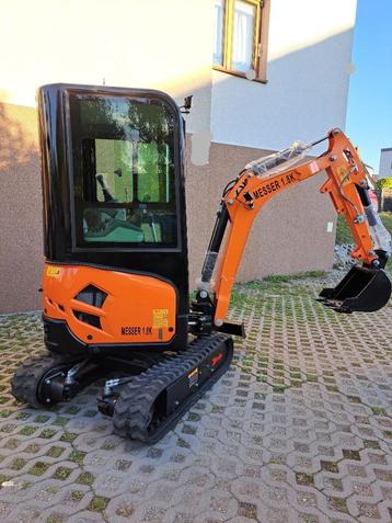 Nouvelle mini-pelle 1.8T Messer avec cabine chauffée  beschikbaar voor biedingen