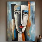 Makangela - Eternal African mask XXL, Antiek en Kunst, Kunst | Schilderijen | Modern, Ophalen of Verzenden