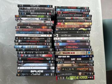 Grote collectie horror DVD's beschikbaar voor biedingen
