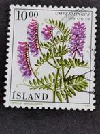 Islande 1988 - fleurs - vesce, Timbres & Monnaies, Timbres | Europe | Scandinavie, Affranchi, Enlèvement ou Envoi, Islande