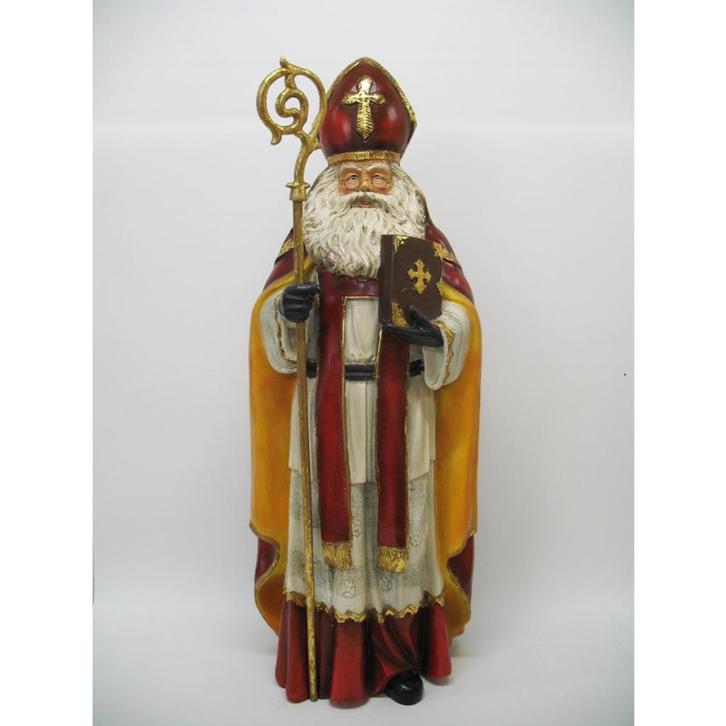 Sinterklaas beeld met staf – hoogte 70 cm, Diversen, Sinterklaas, Nieuw, Ophalen
