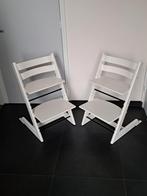 Stokke Tripp Trapp kinderstoelen NIEUW MODEL 2x, Ophalen, Zo goed als nieuw, Meegroeistoel, Aanschuifbaar