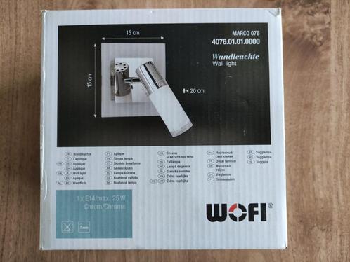 Wandlamp E 14 25 W LED WOFI Marco, Maison & Meubles, Lampes | Autre, Neuf, Enlèvement ou Envoi