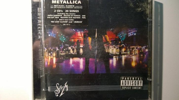 Metallica - S&M, Cd's en Dvd's, Cd's | Hardrock en Metal, Zo goed als nieuw, Ophalen of Verzenden