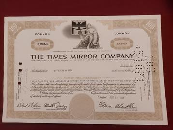 The Times Mirror Company, Los Angeles, California, 1967 beschikbaar voor biedingen