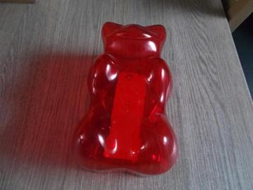 B - Boîte de rangement en plastique transparent ours HARIBO