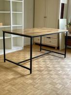 Mangohouten tafel - 4 personen - 140/90 cm, Huis en Inrichting, Tafels | Eettafels, 100 tot 150 cm, Industrieel, Rechthoekig, Ophalen of Verzenden