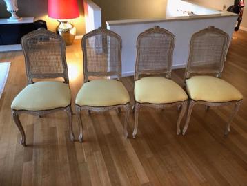 Lot de 4 chaises bois céruse beschikbaar voor biedingen