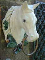 porte serviettes buste d une tête de cheval en fonte pat, Enlèvement ou Envoi, Neuf