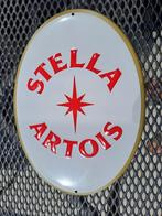 Reclame bord Stella Artois metaal 20x28cm groot, Verzamelen, Ophalen of Verzenden, Zo goed als nieuw, Stella Artois
