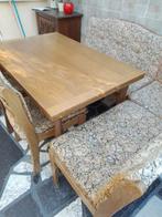 tafel + hoekbank + stoelen, Huis en Inrichting, Ophalen, Gebruikt, 100 tot 150 cm, 50 tot 100 cm