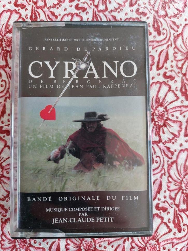 Cassette Cyrano-soundtrack van de film, Cd's en Dvd's, Cassettebandjes, Zo goed als nieuw, Voorbespeeld, 1 bandje, Met bewaardoos, rek of koffer
