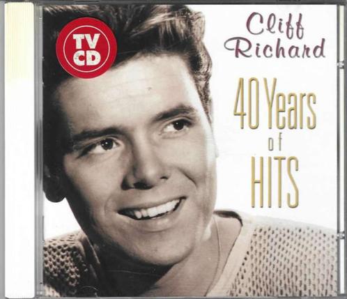 CD Cliff Richard – 40 Years Of Hits, CD & DVD, CD | Pop, Comme neuf, 1980 à 2000, Enlèvement ou Envoi