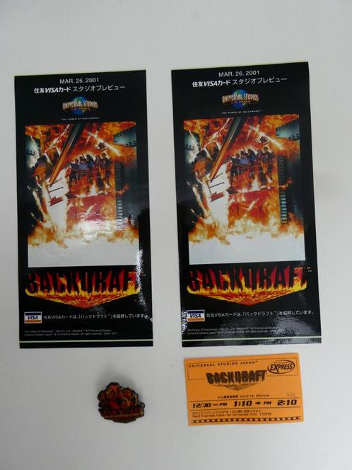 Backdraft attractie Universal Studios, Collections, Cinéma & Télévision, Enlèvement ou Envoi