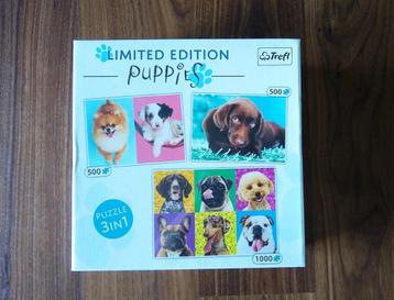 nieuw 🌟 Trefl Puppies 🐶 3 in 1 puzzels - Limited Edition beschikbaar voor biedingen