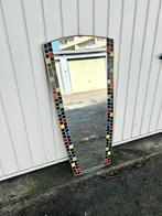Magnifique miroir vintage carrelé 80 x 38 cm, Antiquités & Art, Enlèvement, Moins de 50 cm, Moins de 100 cm
