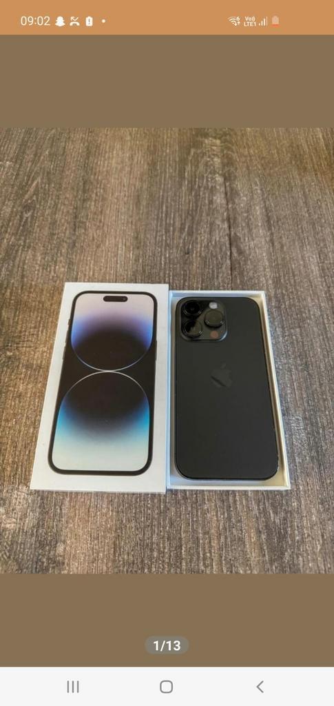 Apple iPhone 14 Pro / Apple Watch Ultra met doos, Telecommunicatie, Mobiele telefoons | Apple iPhone, 128 GB, iPhone 14 Pro, Zwart